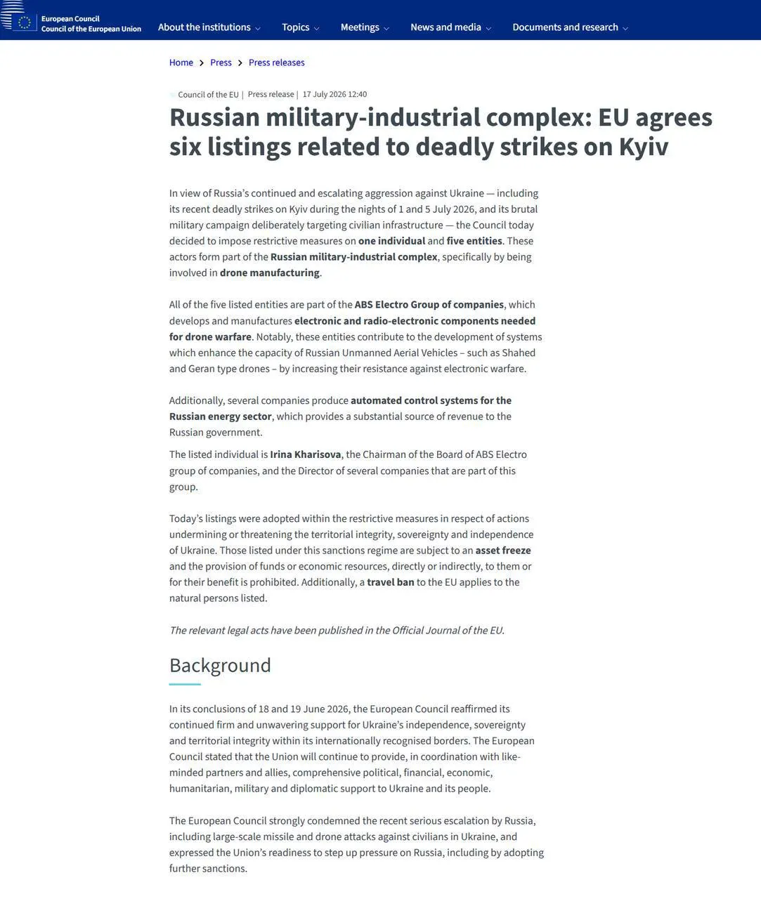 Евросоюз ввёл санкции в отношении чебоксарского ВНИИР. Это поднимает вопрос безопасности жителей: завод следует либо переместить за пределы жилой застройки, либо закрыть.