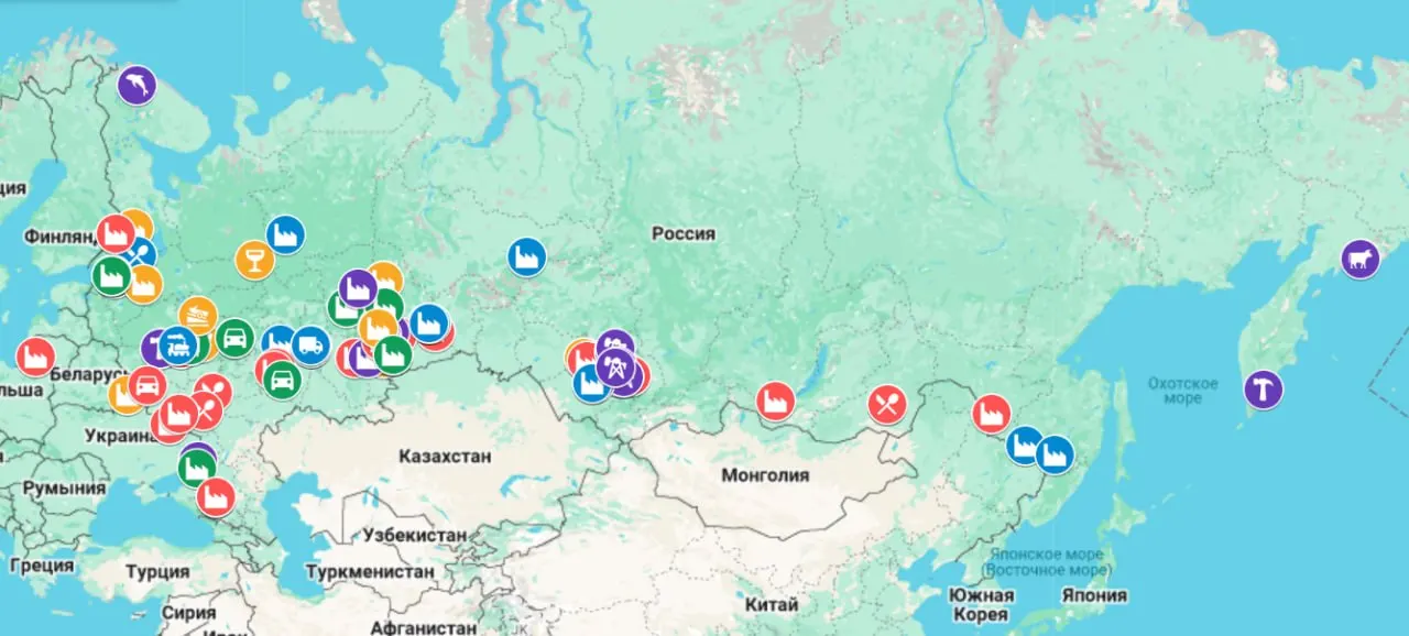 Создатели проекта собрали метки остановок производств, массовых увольнений и задержек зарплат по регионам — с данными о предприятии, местоположении и характере нарушений. С начала 2026 года число отмеченных случаев превысило данные за весь 2025 год.