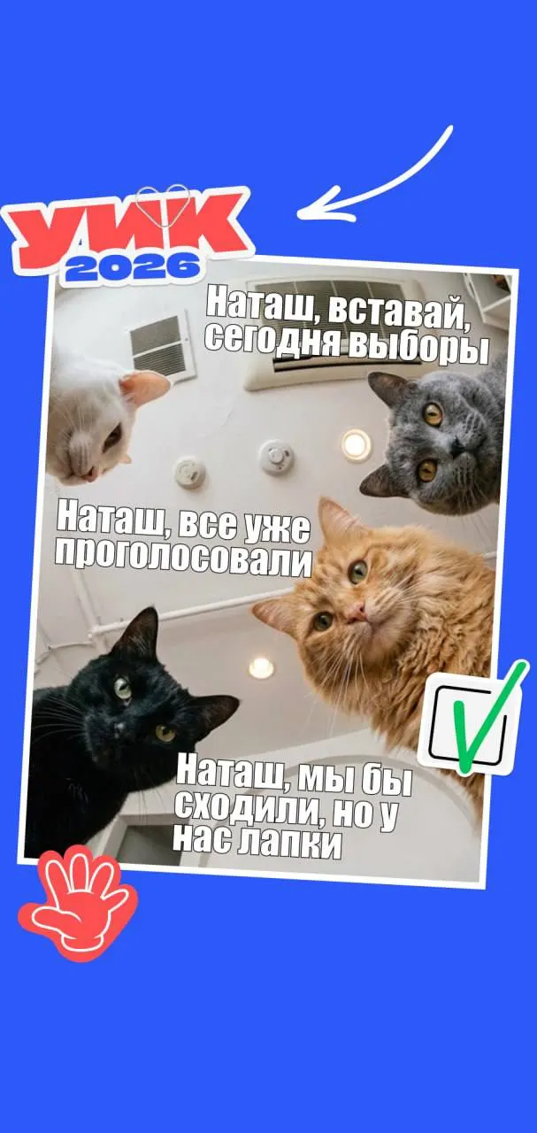 С 18 по 20 сентября 2026 года в России пройдёт голосование всех уровней. Кому можно голосовать, какие документы брать с собой и небольшая подборка мемов для настроения.