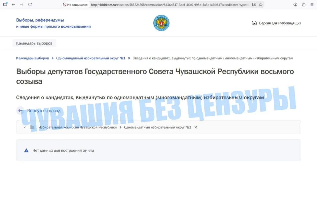 Сбой отображения данных продолжается уже более получаса.